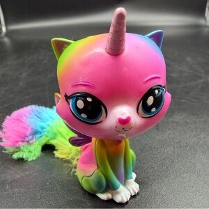 2019 Rainbow Butterfly Unicorn Kitty 3" Felicity Funrise Toys Tail Swishes
